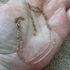 SOLD10K Yellow Gold Chain Necklace